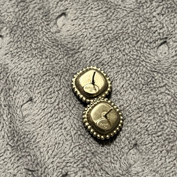 Sorrelli Cushion Cut Solitaire Stud Earrings - Picture 3 of 3